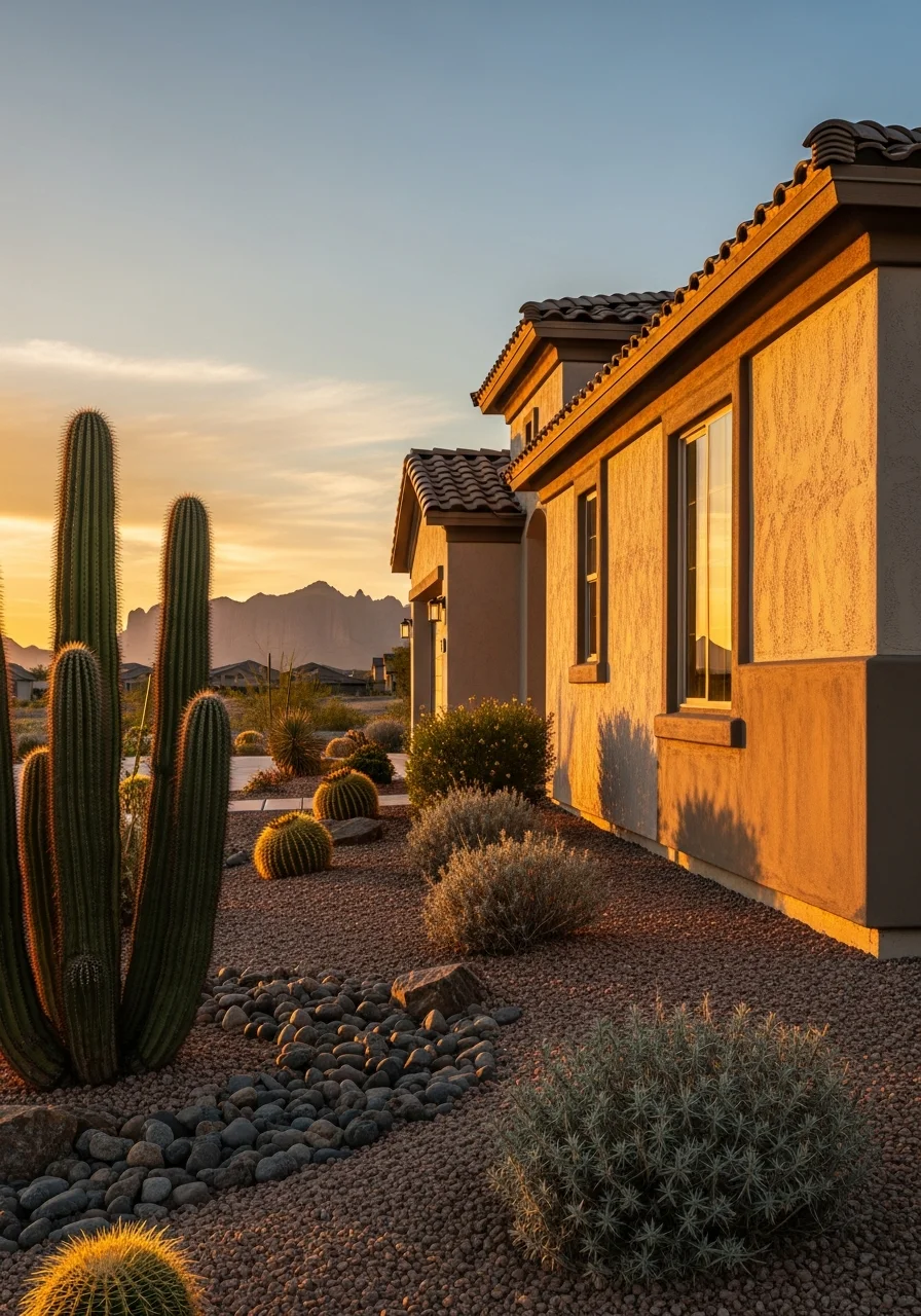 Queen Creek property with landscaping and construction style reflecting the area's suburban character.